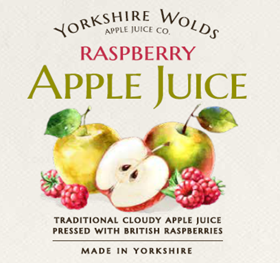 Apple & Raspberry Label Image