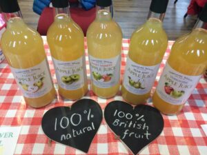 All our Juices shown in Bottles