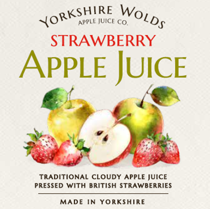 Strawberry label Image