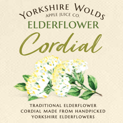 Wild Elderflower Cordial Label Image