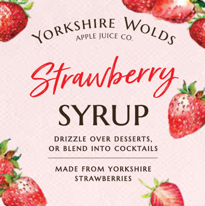 Strawberry Syrup Label Image